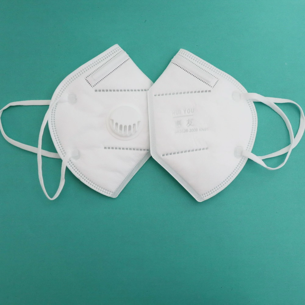 KN95 Face Mask with a Breathing Valve Non Woven Disposable Face Mask Melt Blown Cloth Protection